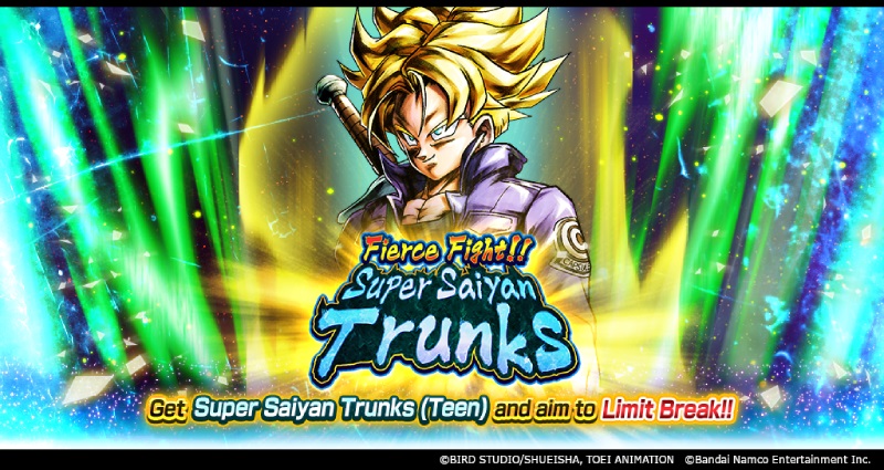 New Event On Now! Get Event-Exclusive SP Character Super Saiyan Trunks (Teen) by Clearing Stages!!